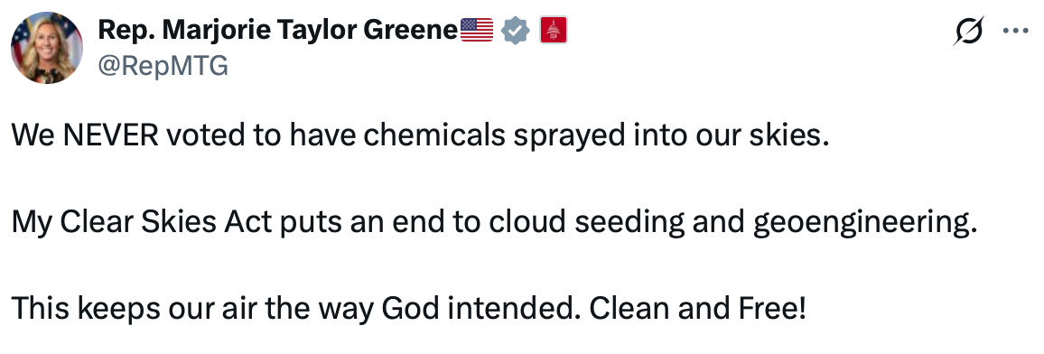We must pass my Clear Skies Act!