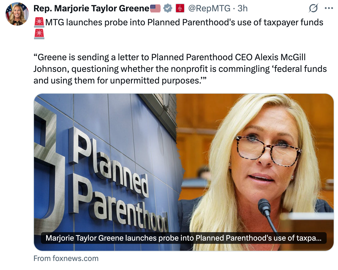Planned Parenthood Probe