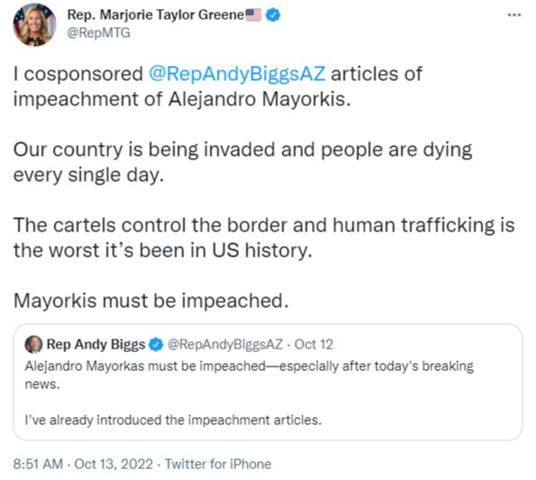 Secretary Mayorkis Must Be Impeached
