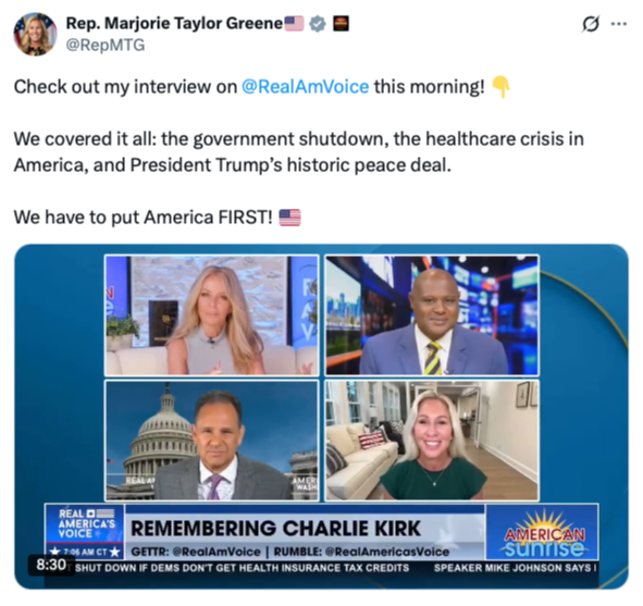 Check out my interview on Real America's Voice this morning.