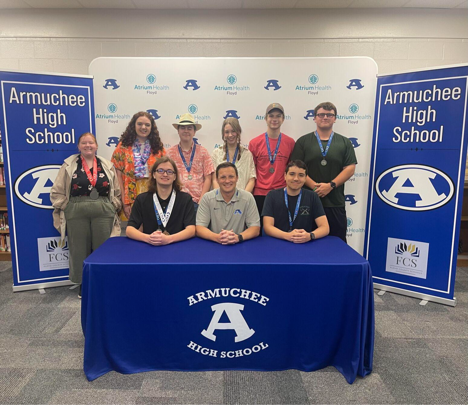 Armuchee High School's Academic Decathlon team placed sixth in a national competition