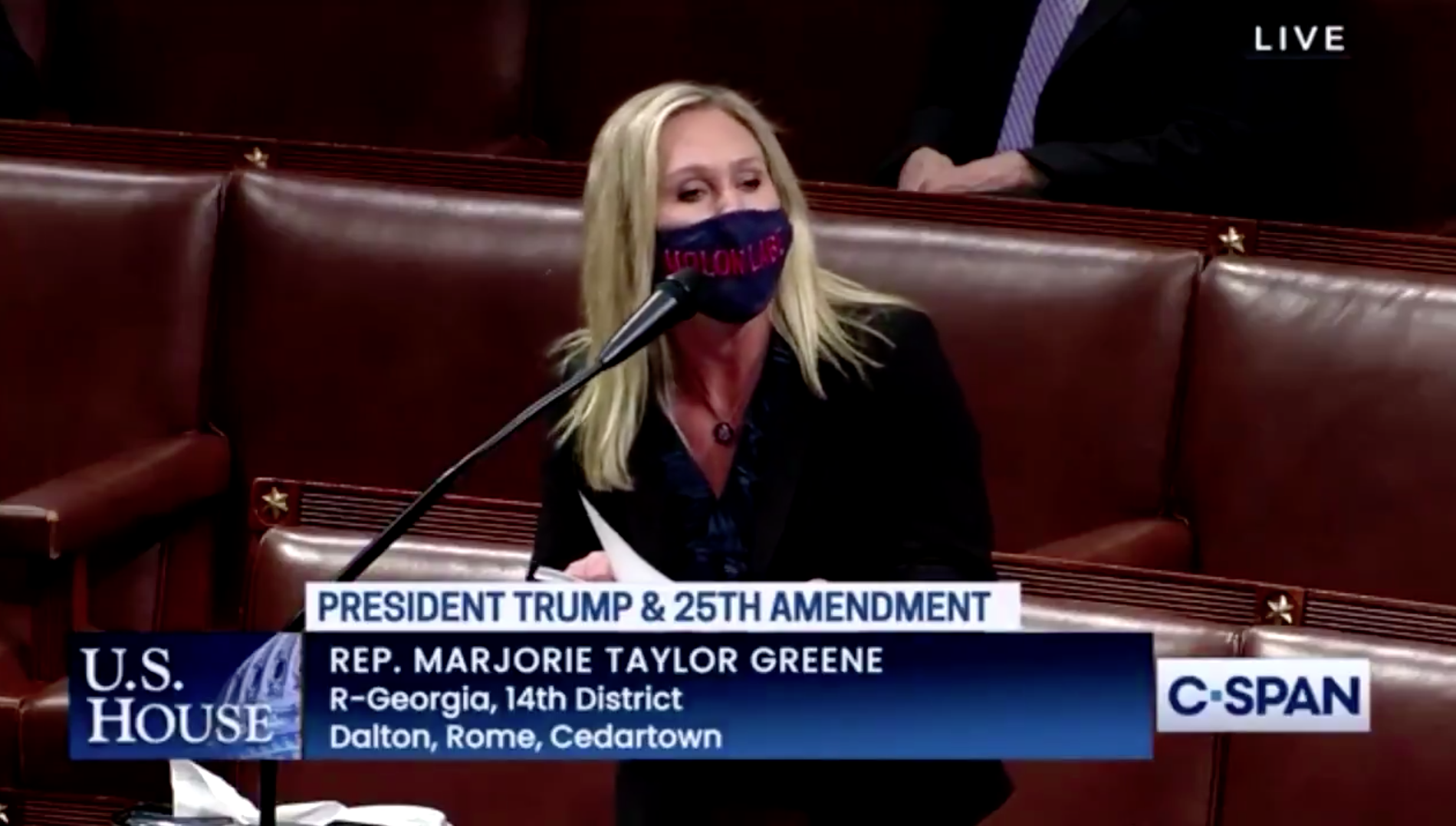Rep. Greene Defends the President